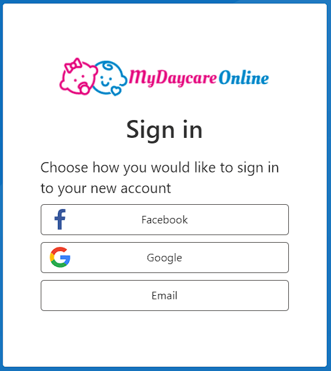 Choose how to sign in